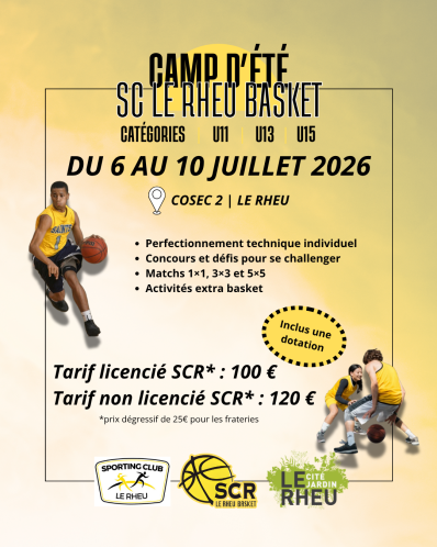 Camp d’Été – SC Le Rheu Basket